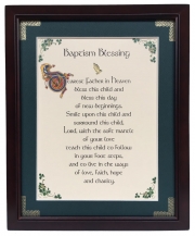 Baptism Blessing - Dearest Father - 8x10 Blessing