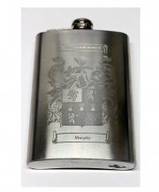 Coat of Arms 8oz Flask