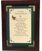 Christening - A Gaelic Christening Blessing - 5x7 Blessing