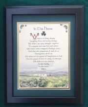 In This House - 11x14 Framed Blessing