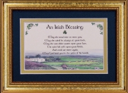 Irish Blessing - May The Road Rise - 5x7 Blessing - Gold Landscape