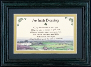 Irish Blessing - May The Road Rise - 5x7 Blessing - Green Landscape