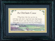 Old Irish Curse - 5x7 Blessing - Green Landscape