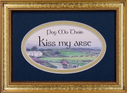 Pog Mo Thoin - 5x7 Blessing - Oval Gold Frame