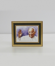 Pope Francis I Framed Watercolor Print 8x10