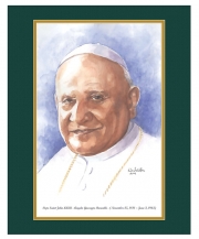 Pope Saint John XXIII  Watercolor Print 16x20