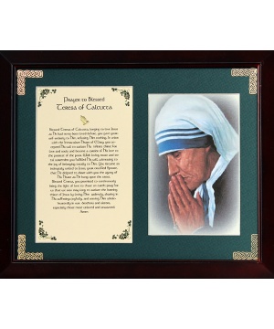 Prayer to Blessed Teresa of Calcutta - 8x10 Photo Verse