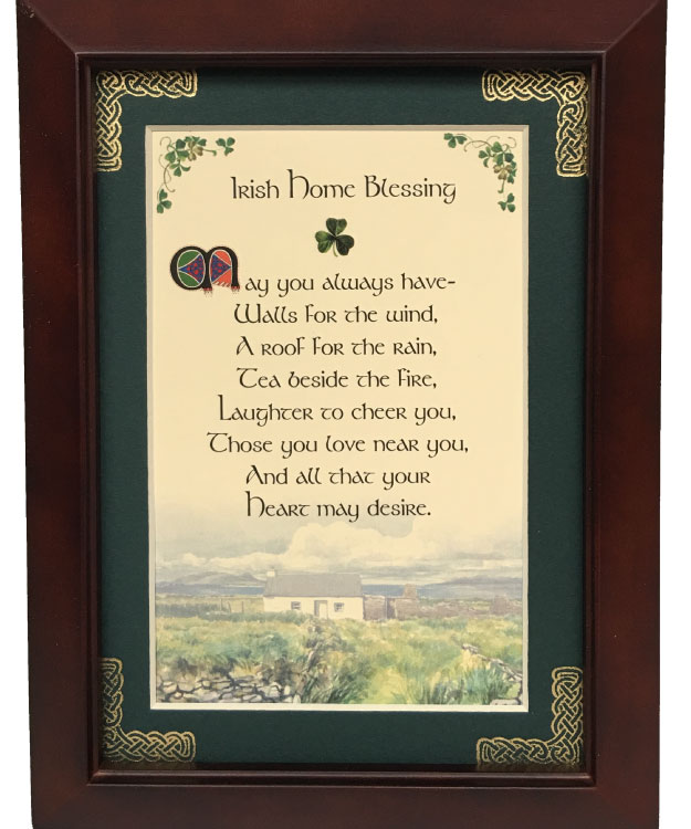 Irish Home Blessing May You Always 5x7 Framed   Irish Home Blessing 5 