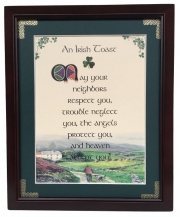 Irish Toast - May Your Neighbors ... - 8x10 Blessing