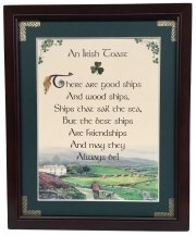 Irish Toast - There Are Good Ships - 8x10 Blessing