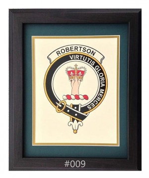 Clan Badge - Framed Walnut - 11x14