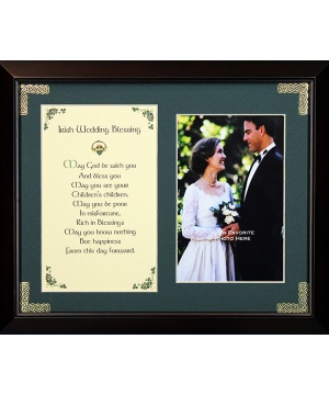 Irish Wedding Blessing - May God Be With - 8x10 Photo Verse