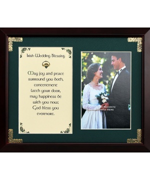 Irish Wedding Blessing - May Joy And Peace - 8x10 Photo Verse