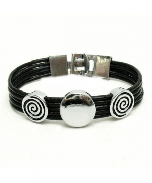 666bk-spiral-leather-bracelet