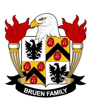 America/B/Bruen-Crest-Coat-of-Arms