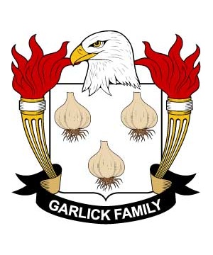 America/G/Garlick-Crest-Coat-of-Arms