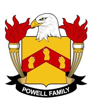 America/P/Powell-Crest-Coat-of-Arms