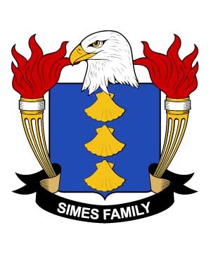 America/S/Simes-Crest-Coat-of-Arms