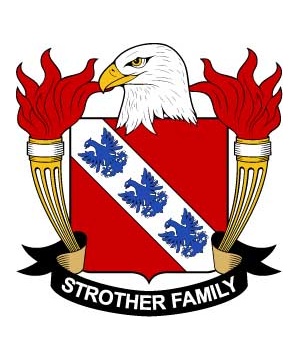 America/S/Strother-Crest-Coat-of-Arms