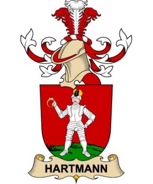 Austria/H/Hartmann-(de-Huttendorf)-Crest-Coat-of-Arms