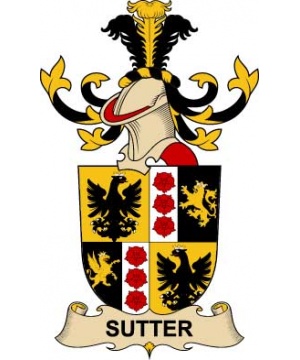 Austria/S/Sutter-(de-Rosenfeldt)-Crest-Coat-of-Arms