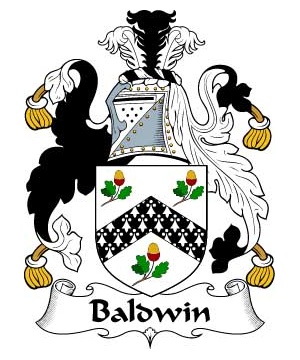 British/B/Baldwin-(1662)-Crest-Coat-of-Arms