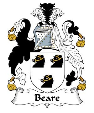 British/B/Beare-Crest-Coat-of-Arms