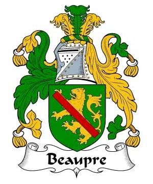 British/B/Beaupre-Crest-Coat-of-Arms