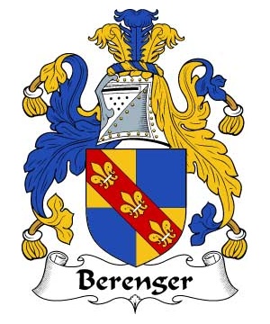 British/B/Berenger-or-Beringer-Crest-Coat-of-Arms