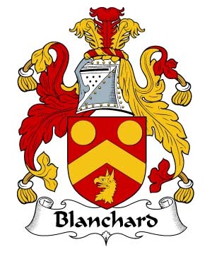 British/B/Blanchard-Crest-Coat-of-Arms