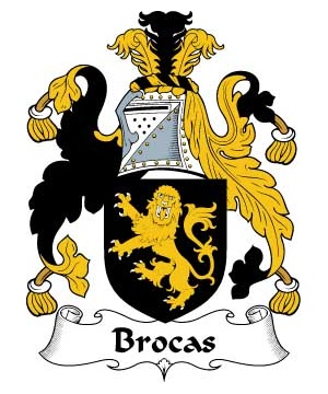 British/B/Brocas-Crest-Coat-of-Arms