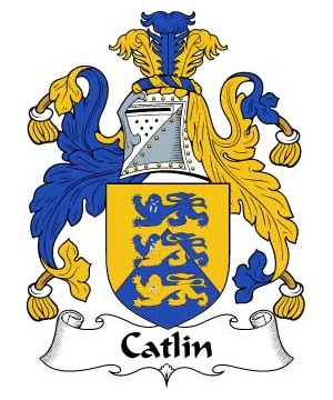 British/C/Catlin-Crest-Coat-of-Arms