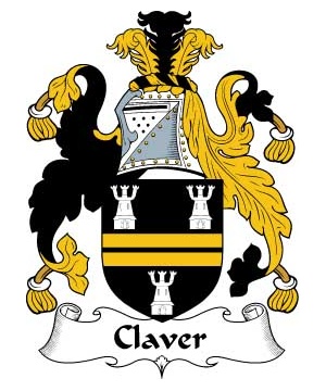 British/C/Claver-Crest-Coat-of-Arms