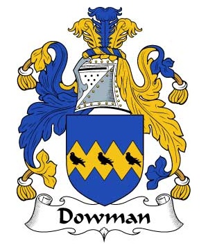 British/D/Dowman-Crest-Coat-of-Arms