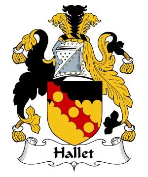 British/H/Hallet-Crest-Coat-of-Arms