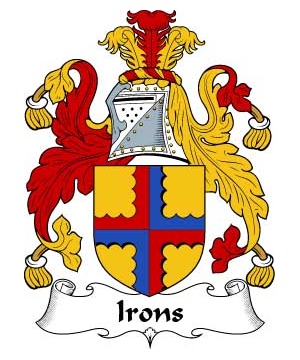 British/I/Irons-Crest-Coat-of-Arms