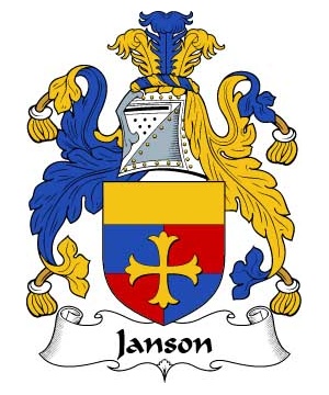 British/J/Janson-Crest-Coat-of-Arms