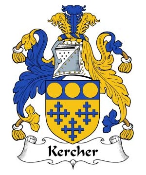 British/K/Kercher-Crest-Coat-of-Arms