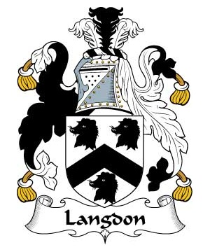 British/L/Langdon-Crest-Coat-of-Arms