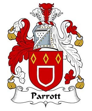 British/P/Parrott-Crest-Coat-of-Arms