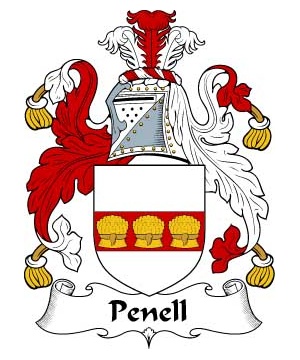 British/P/Penell-Crest-Coat-of-Arms