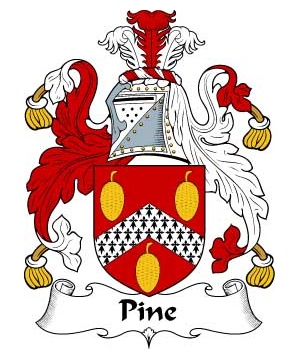 British/P/Pine-or-Pyne-Crest-Coat-of-Arms