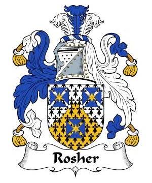 British/R/Rosher-Crest-Coat-of-Arms