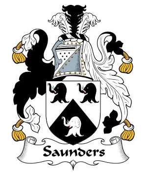 British/S/Saunders-Crest-Coat-of-Arms