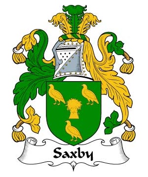 British/S/Saxby-Crest-Coat-of-Arms