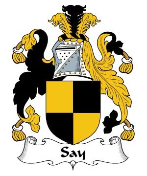 British/S/Say-Crest-Coat-of-Arms