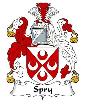 British/S/Spry-Crest-Coat-of-Arms