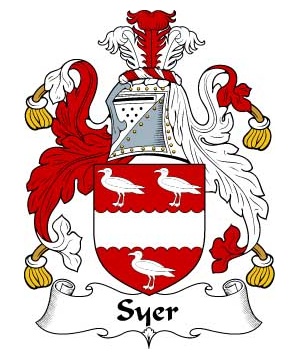 British/S/Syer-Crest-Coat-of-Arms