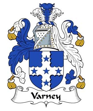 British/V/Varney-Crest-Coat-of-Arms