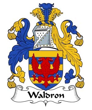 Waldron I or Walrond Crest-Coat of Arms